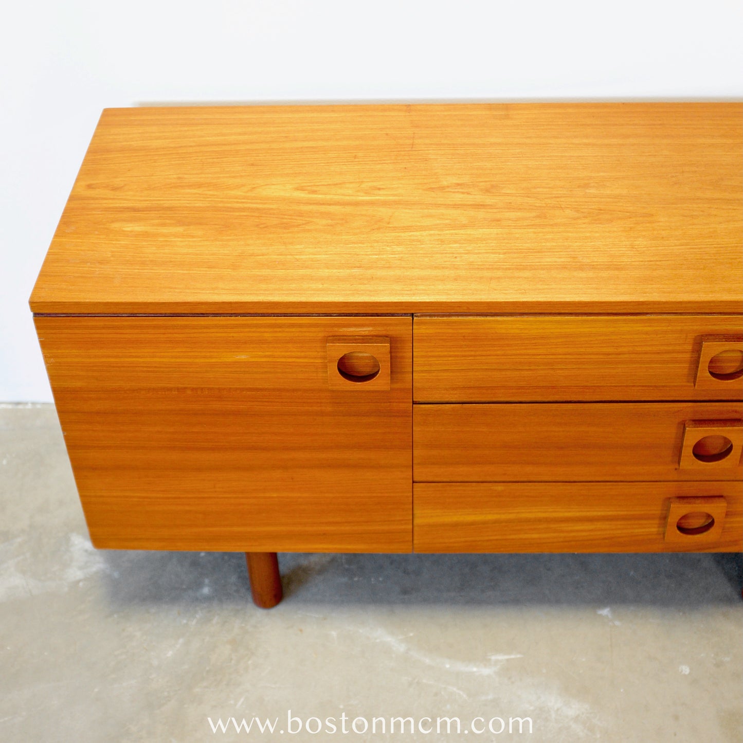 British Teak Low Sideboard / Credenza - #B80