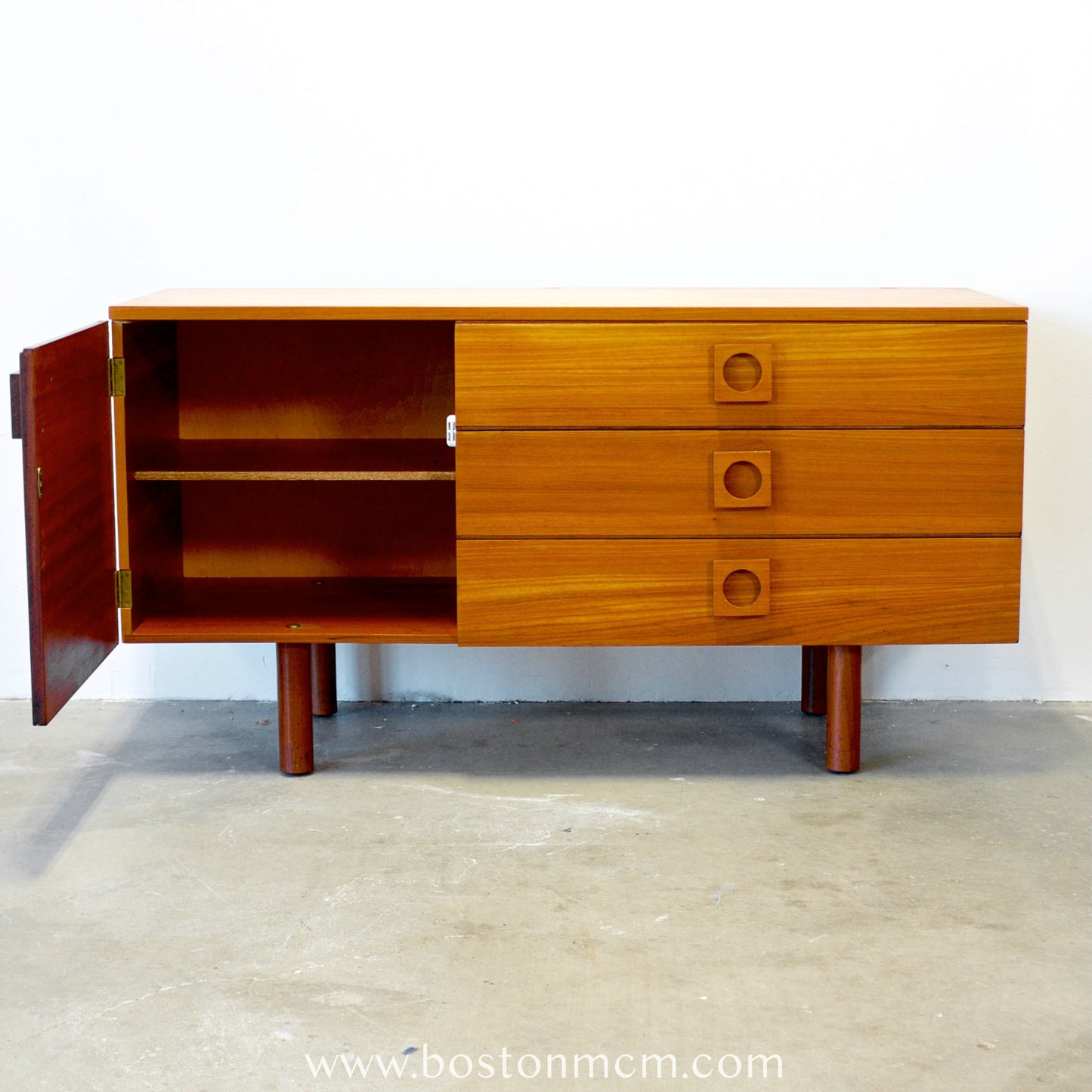 British Teak Low Sideboard / Credenza - #B80