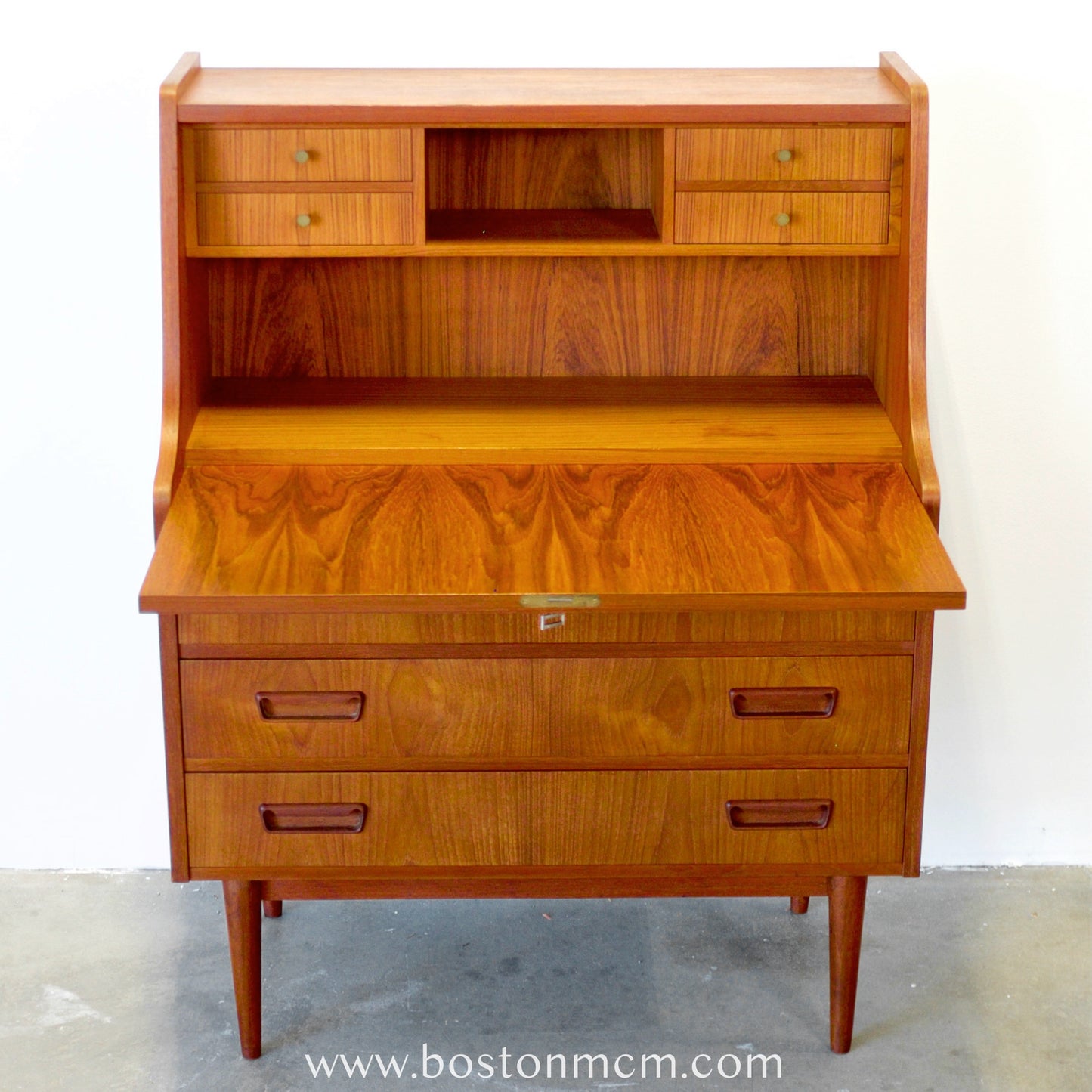 Tibergaard Danish Teak Secretary Desk - #B3