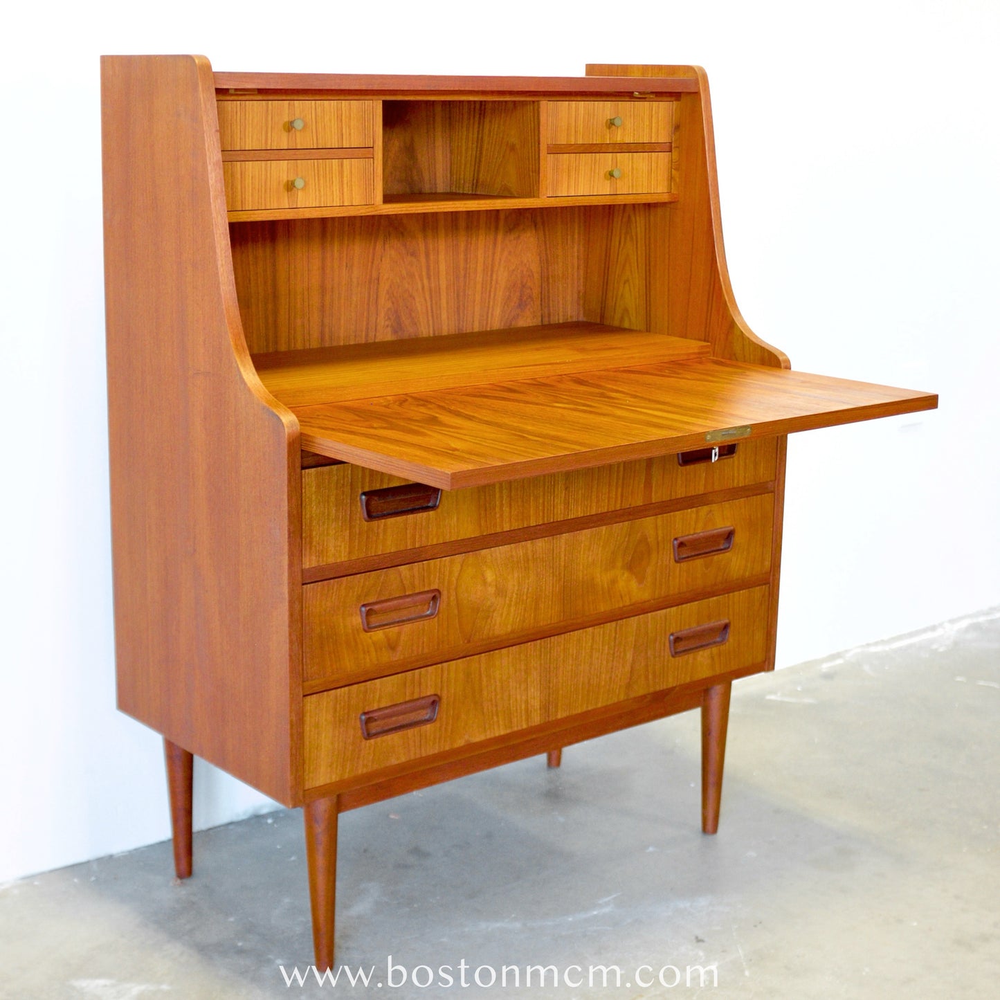 Tibergaard Danish Teak Secretary Desk - #B3