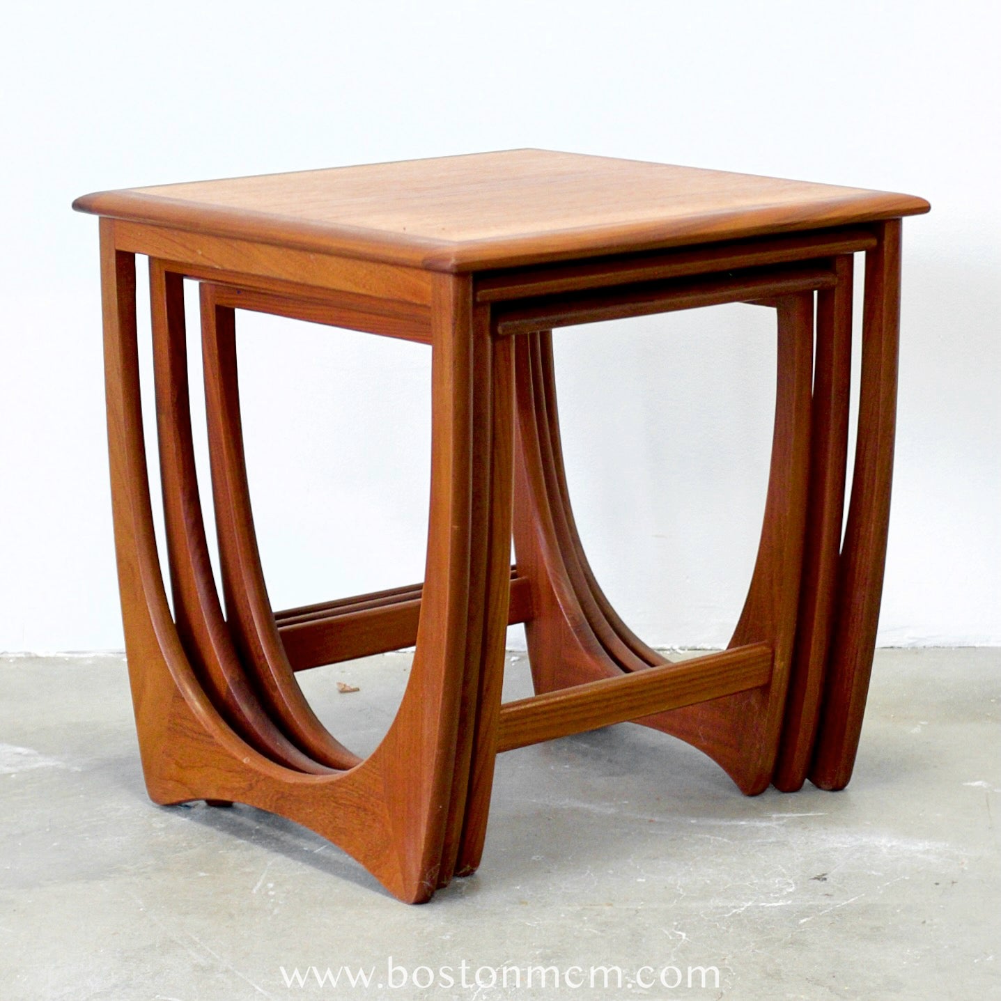 G-Plan Set of 3 Teak Nesting Tables - #A150-E