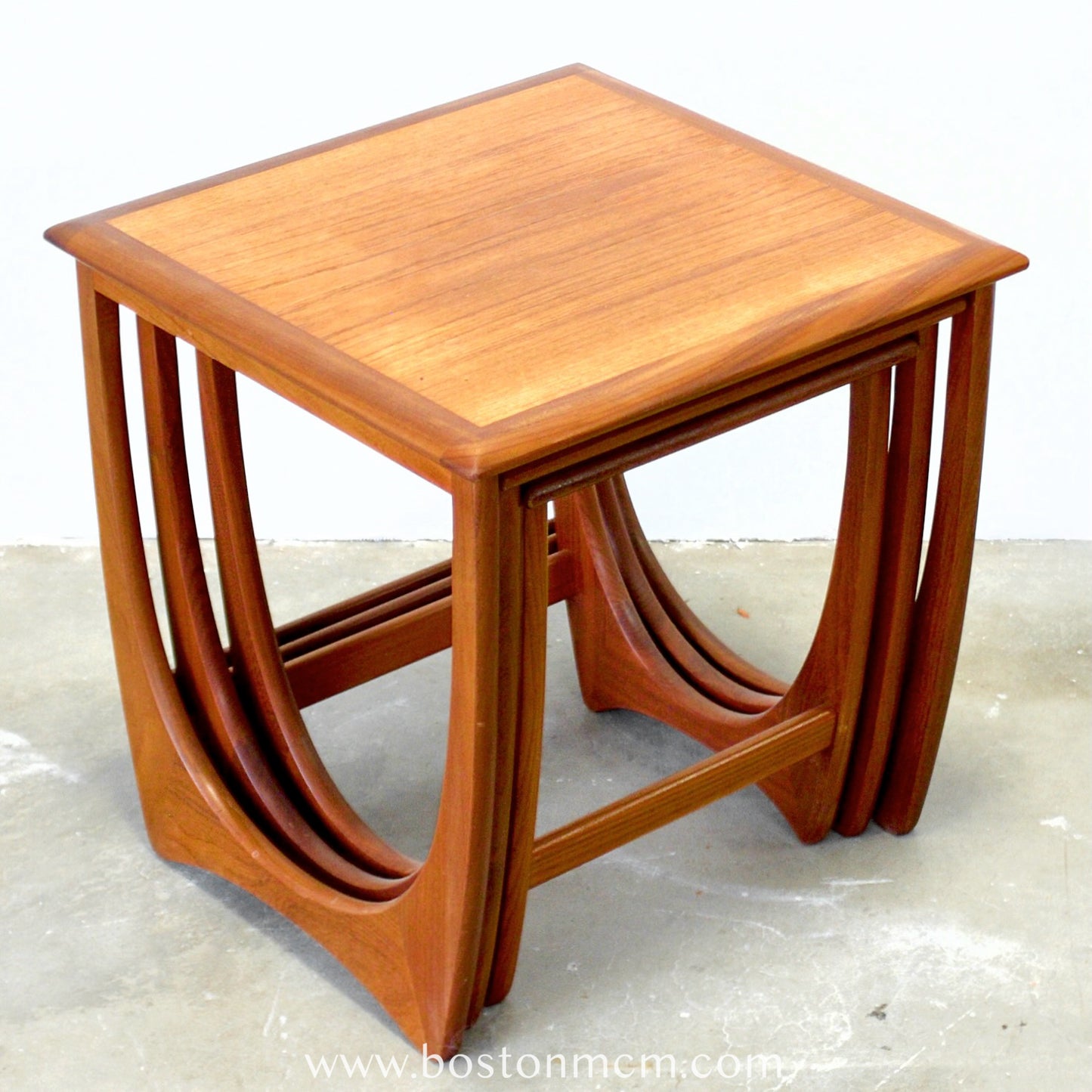 G-Plan Set of 3 Teak Nesting Tables - #A150-E