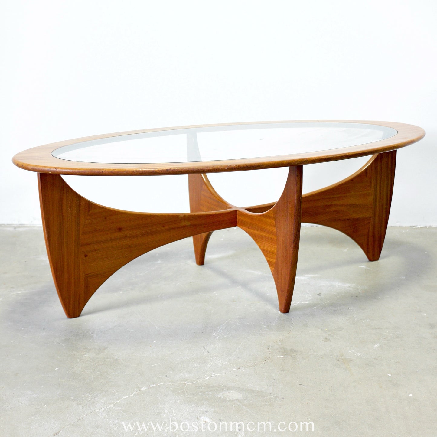 G-Plan "Fresco" AKA "Astro" Oval Teak Coffee Table - #B93