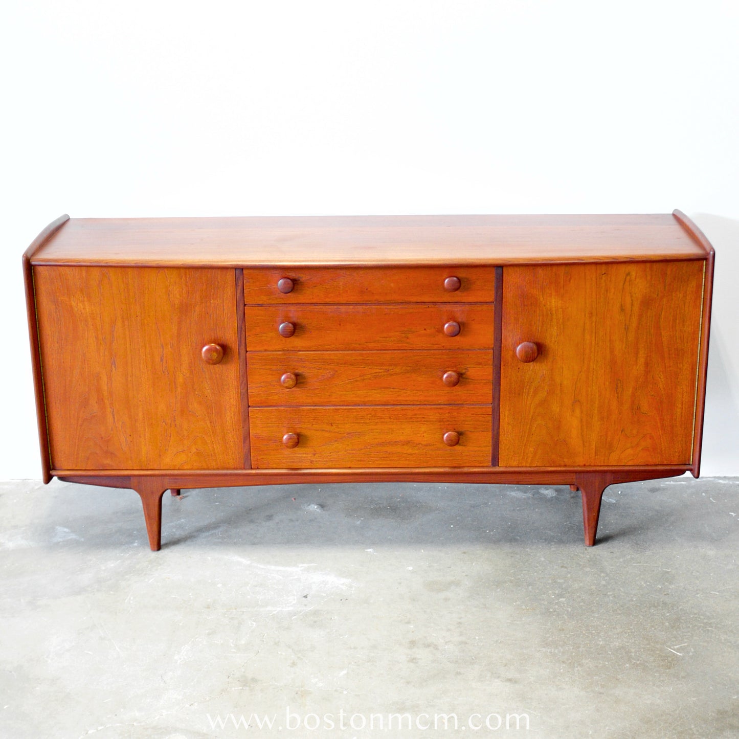 A. Younger "Volnay" Teak & Afromosia 66" Credenza / Sideboard - #B21