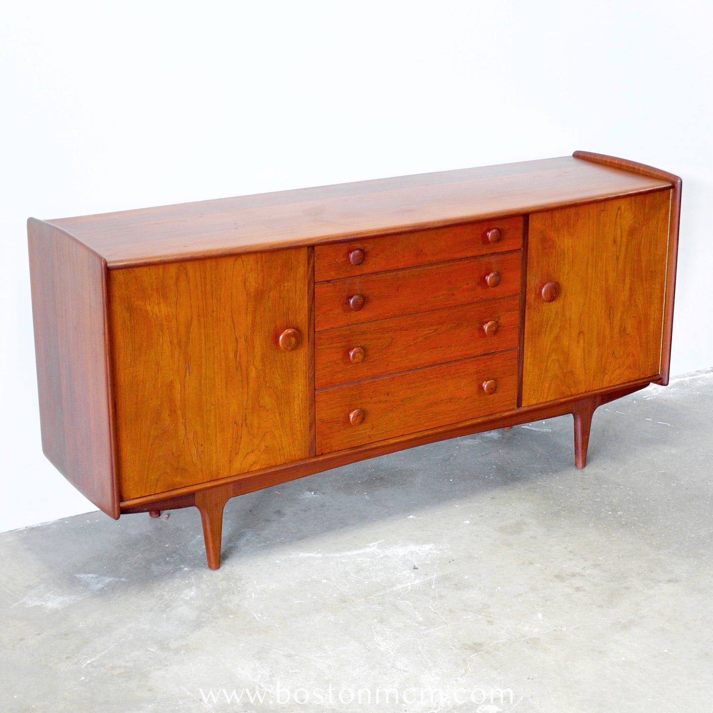 A. Younger "Volnay" Teak & Afromosia 66" Credenza / Sideboard - #B21