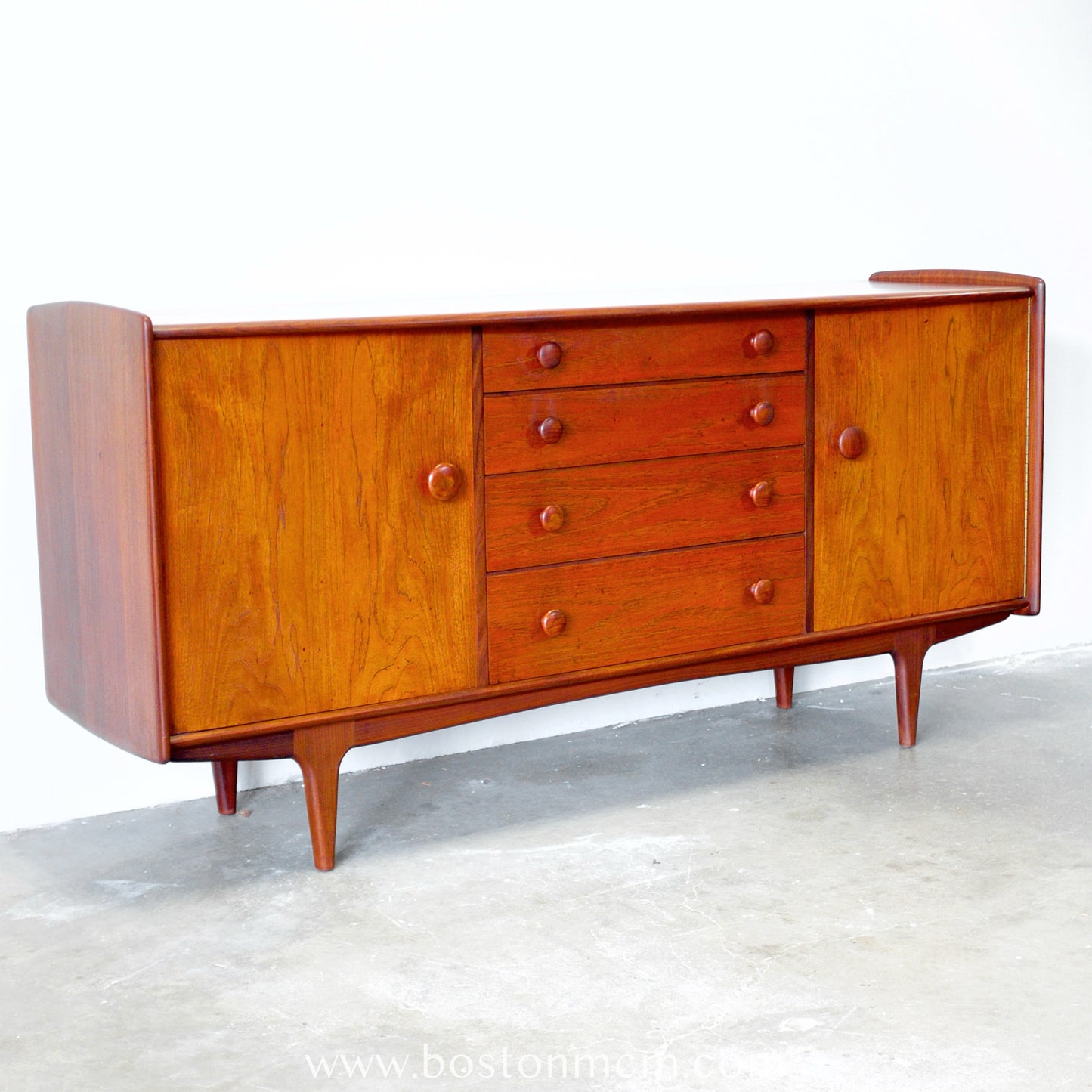 A. Younger "Volnay" Teak & Afromosia 66" Credenza / Sideboard - #B21