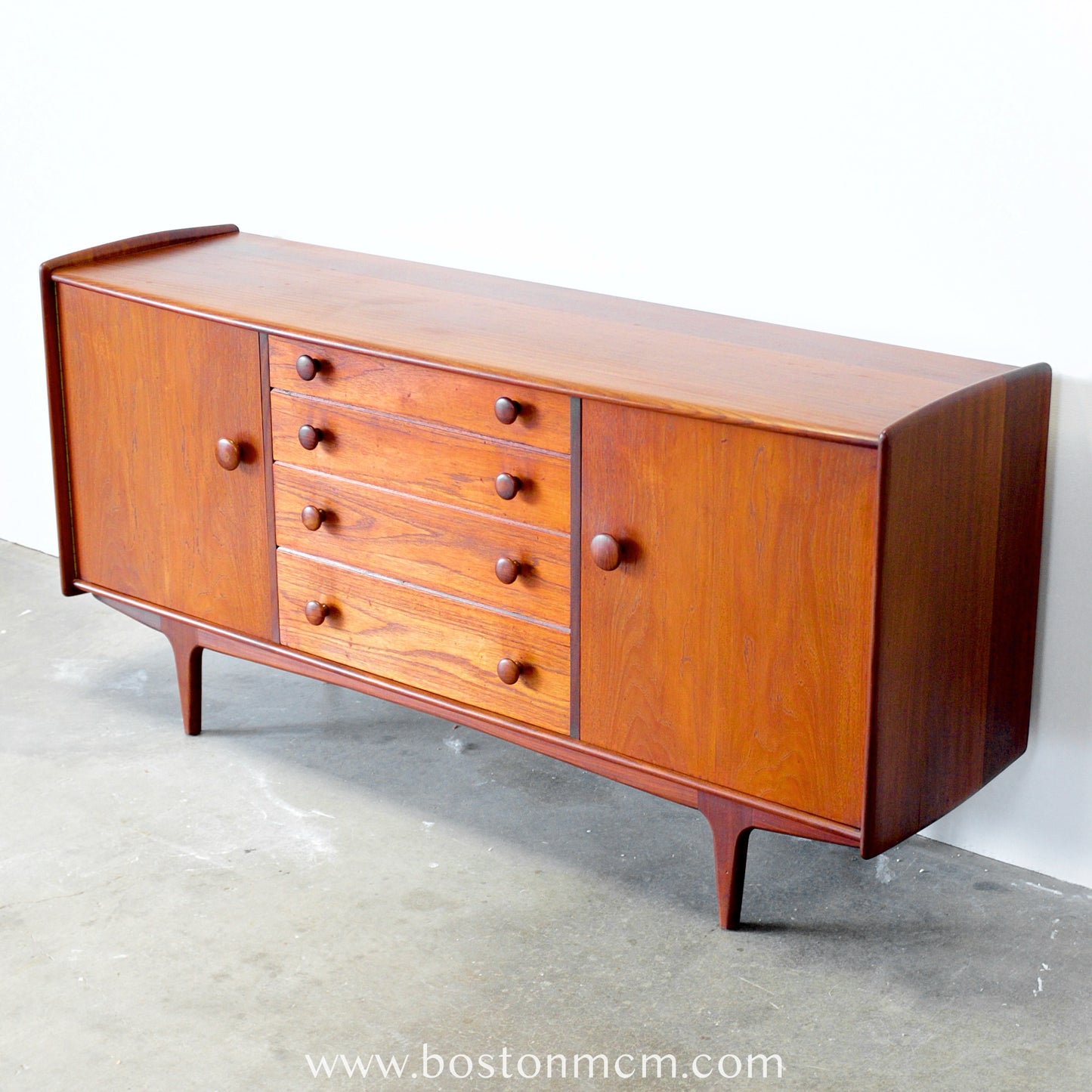 A. Younger "Volnay" Teak & Afromosia 66" Credenza / Sideboard - #B21