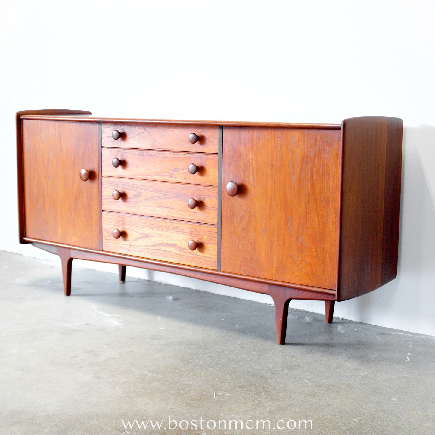 A. Younger "Volnay" Teak & Afromosia 66" Credenza / Sideboard - #B21