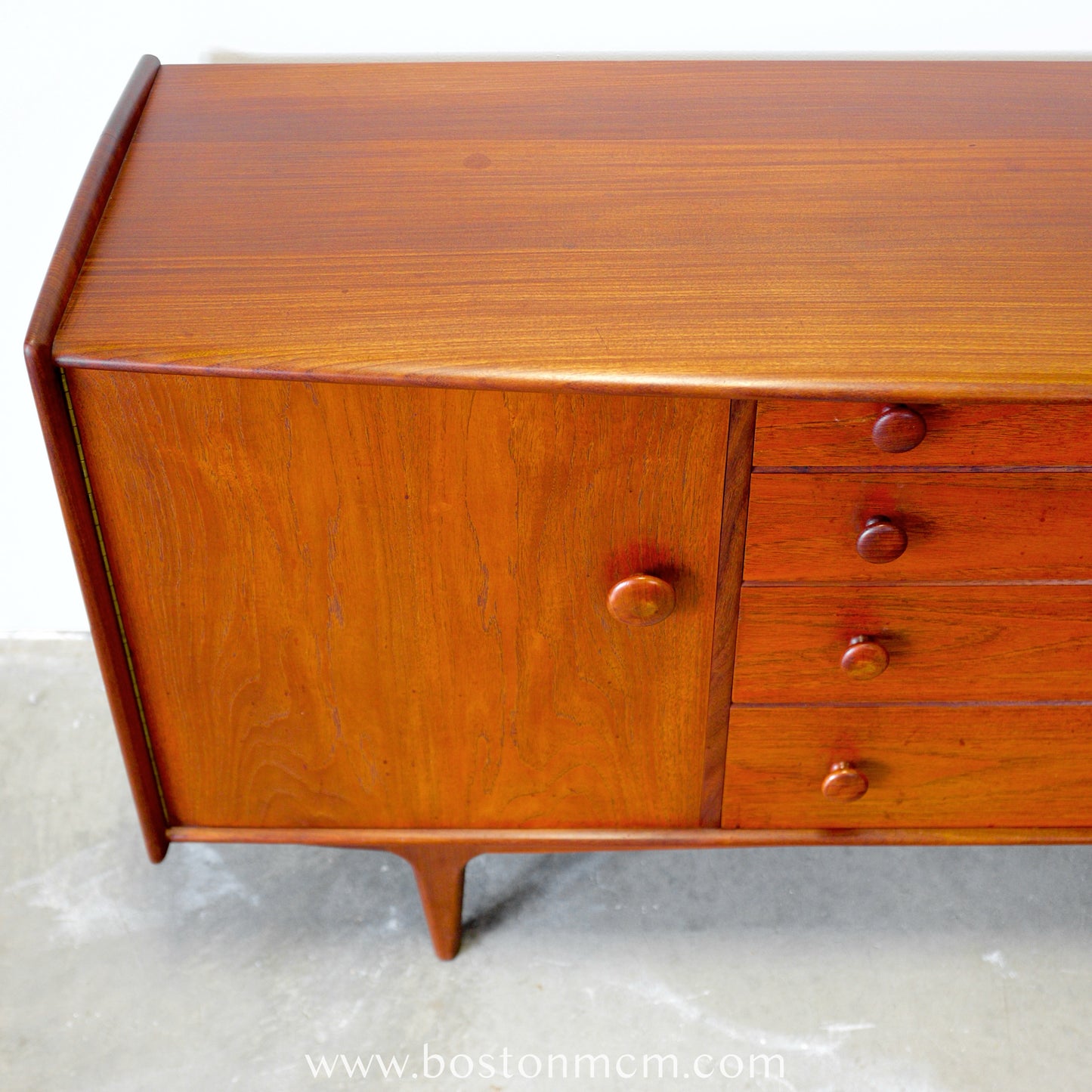 A. Younger "Volnay" Teak & Afromosia 66" Credenza / Sideboard - #B21