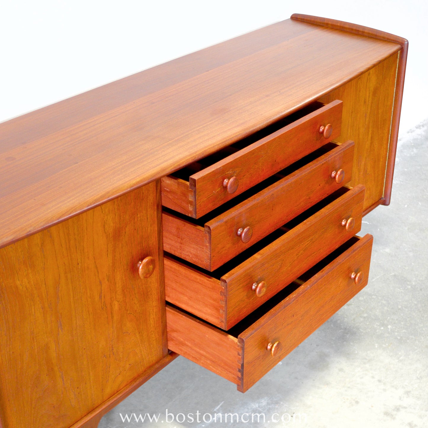 A. Younger "Volnay" Teak & Afromosia 66" Credenza / Sideboard - #B21