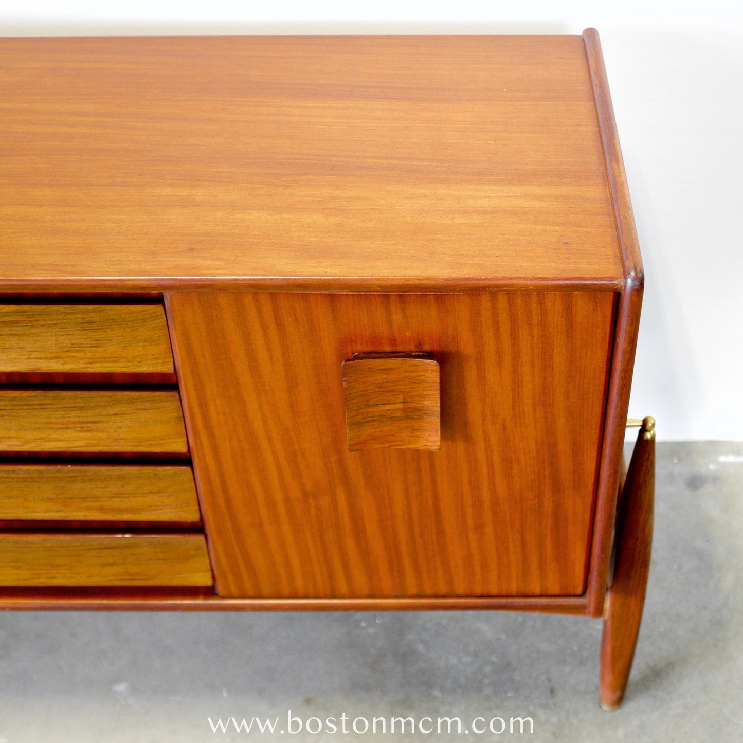 Elliots of Newbury Teak & Zebrano Sideboard / Credenza - #B43