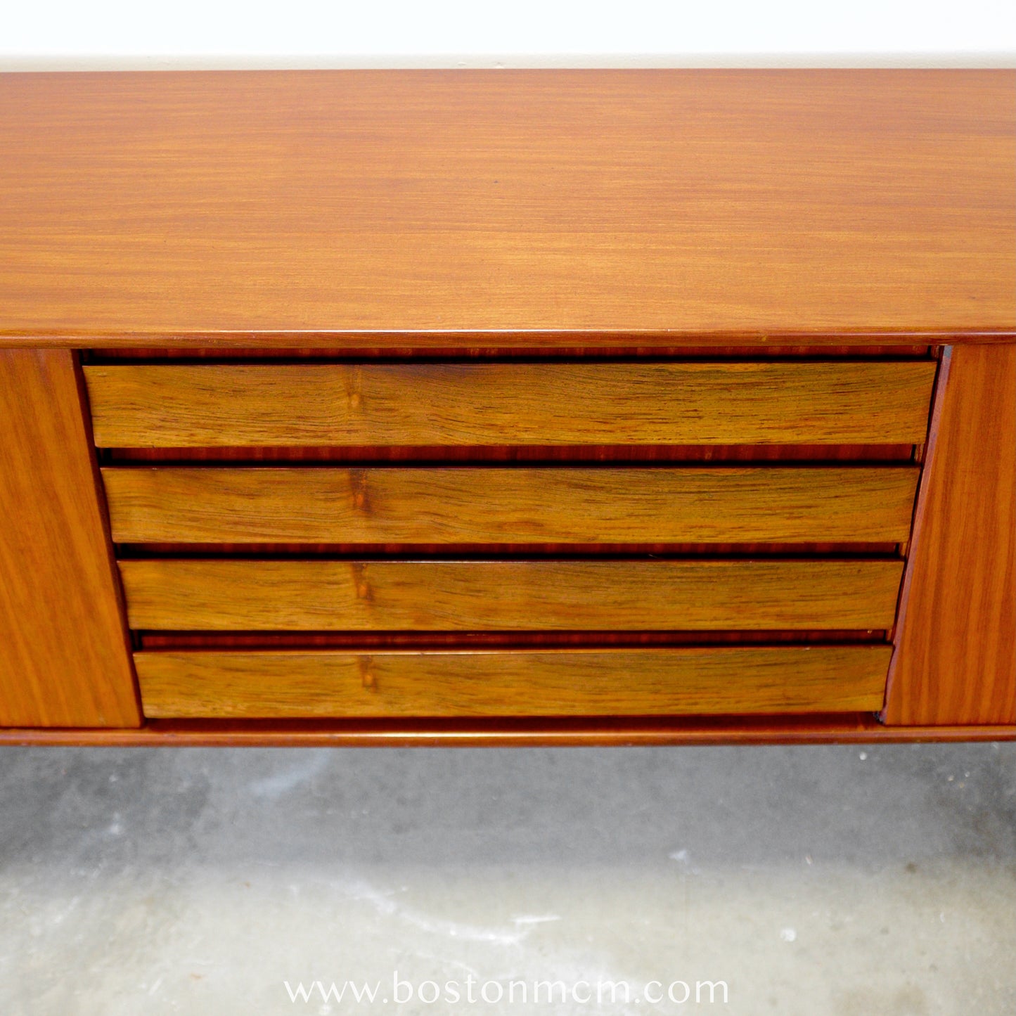 Elliots of Newbury Teak & Zebrano Sideboard / Credenza - #B43