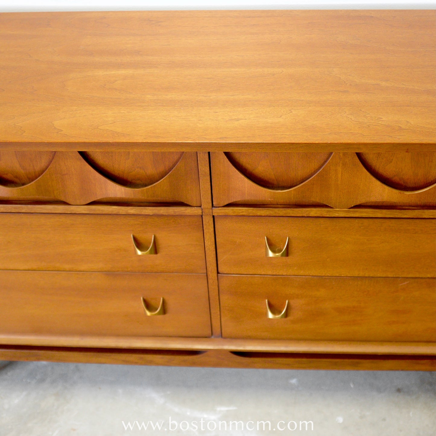 Broyhill "Brasilia" Six Drawer Walnut Dresser #6131-22