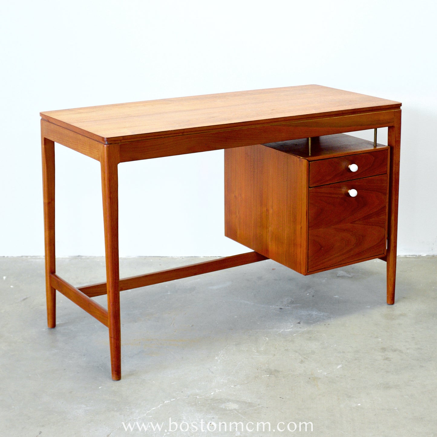 Drexel "Declaration" Walnut Writing Desk - #A1475