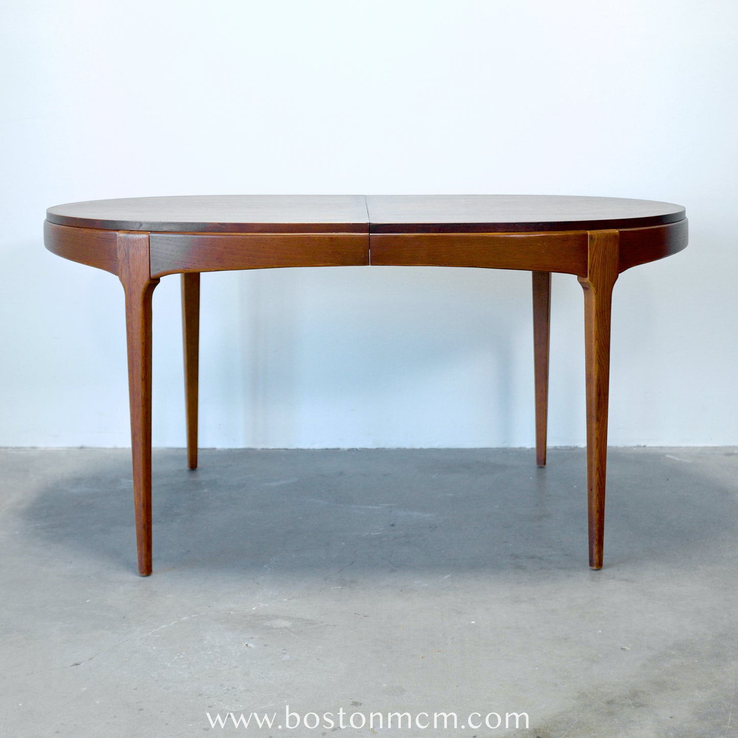 Lane "Rhythm" Walnut Oval Dining Table - #A1676