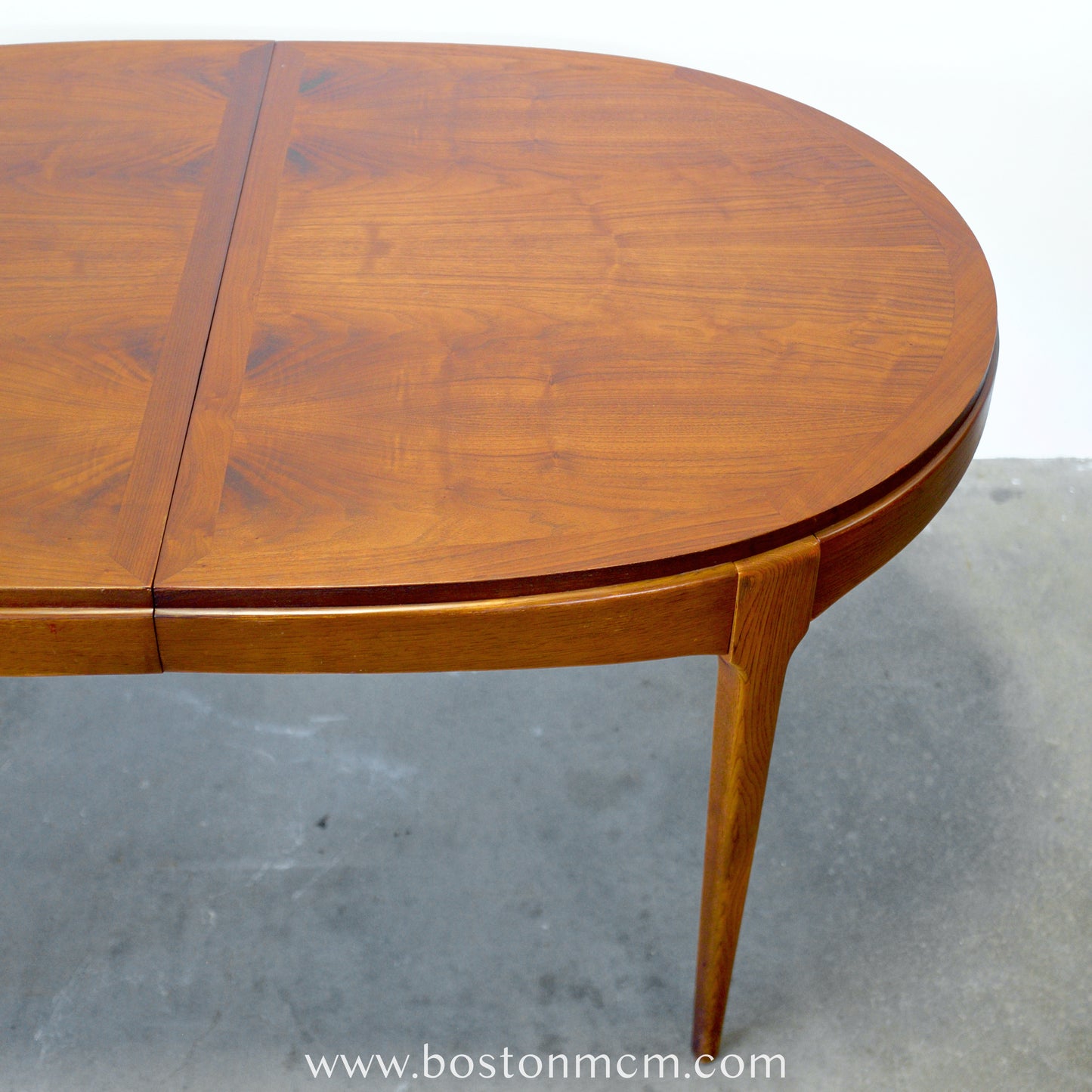 Lane "Rhythm" Walnut Oval Dining Table - #A1676