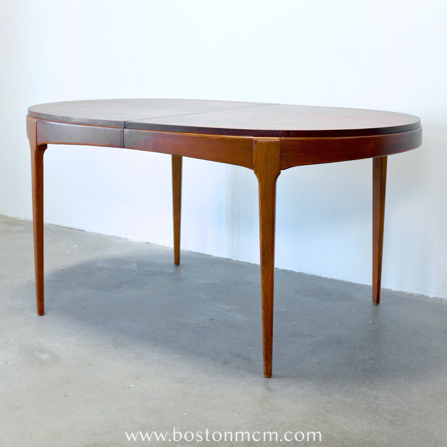 Lane "Rhythm" Walnut Oval Dining Table - #A1676