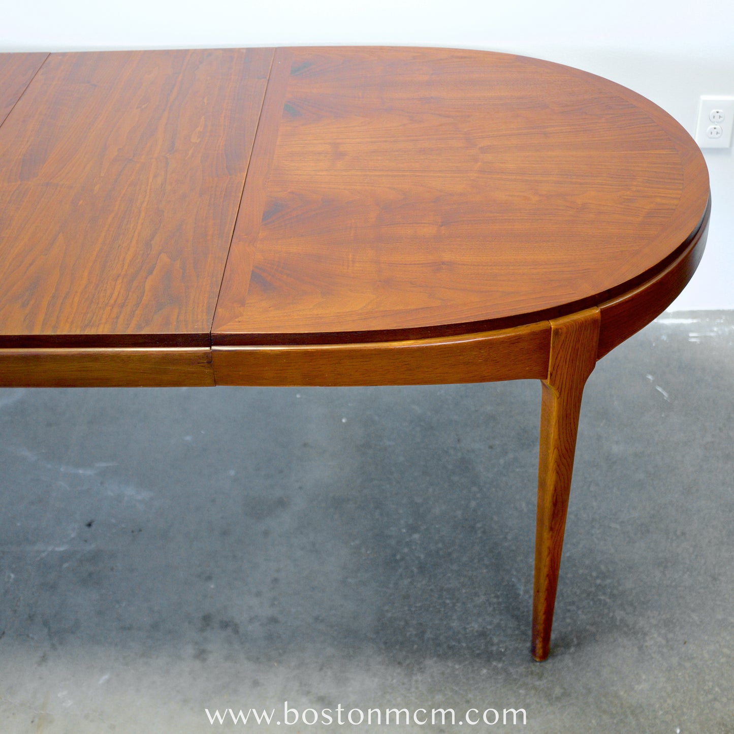 Lane "Rhythm" Walnut Oval Dining Table - #A1676