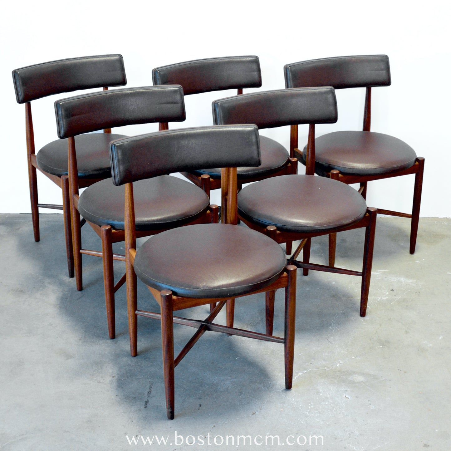 G-Plan "Fresco" Set of 6 Teak Dining Chairs - #B46