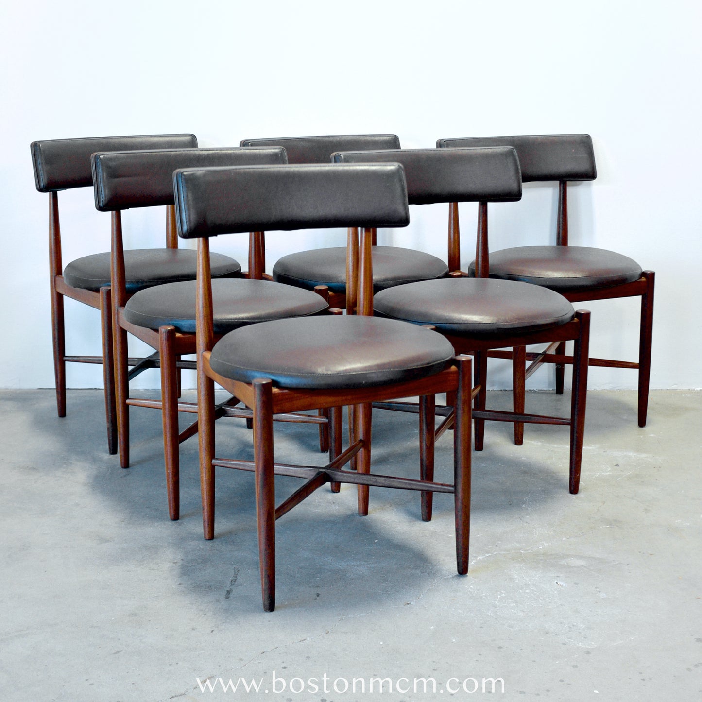 G-Plan "Fresco" Set of 6 Teak Dining Chairs - #B46