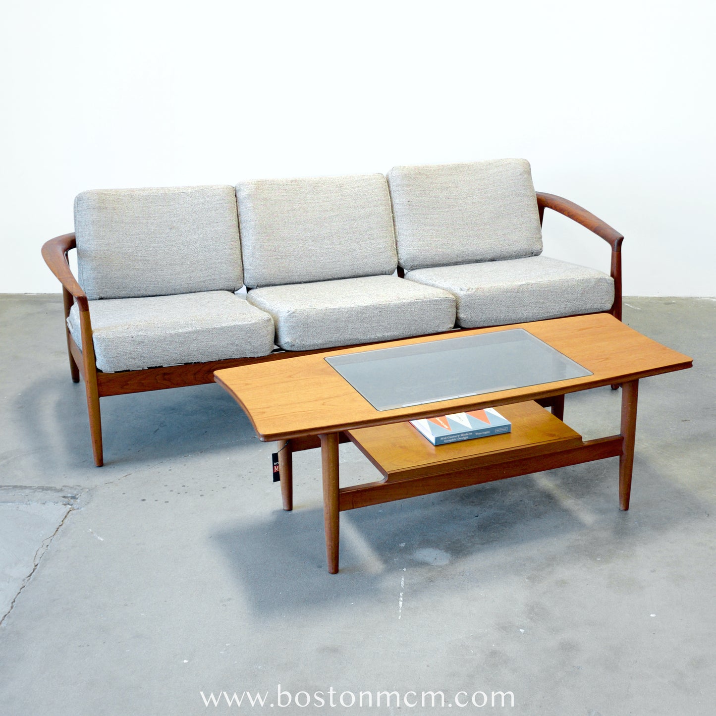 Dux Swedish Teak Model 72-S Sofa Designed by Folke Ohlsson - #A1642