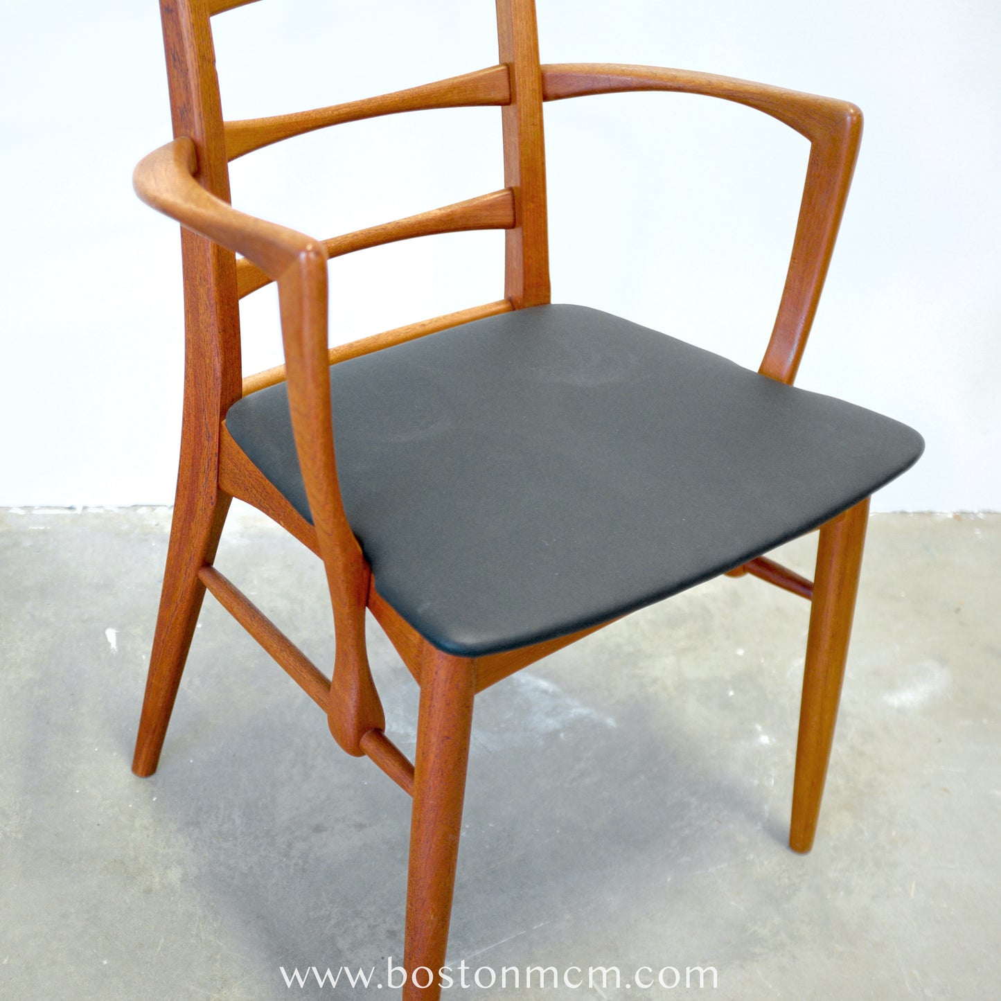 Koefoed Hornslet "Lis" Set of 8 Danish Teak Dining Chairs - #A88