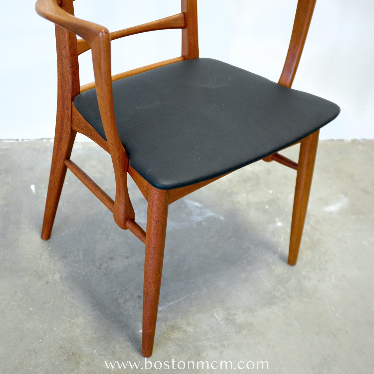 Koefoed Hornslet "Lis" Set of 8 Danish Teak Dining Chairs - #A88