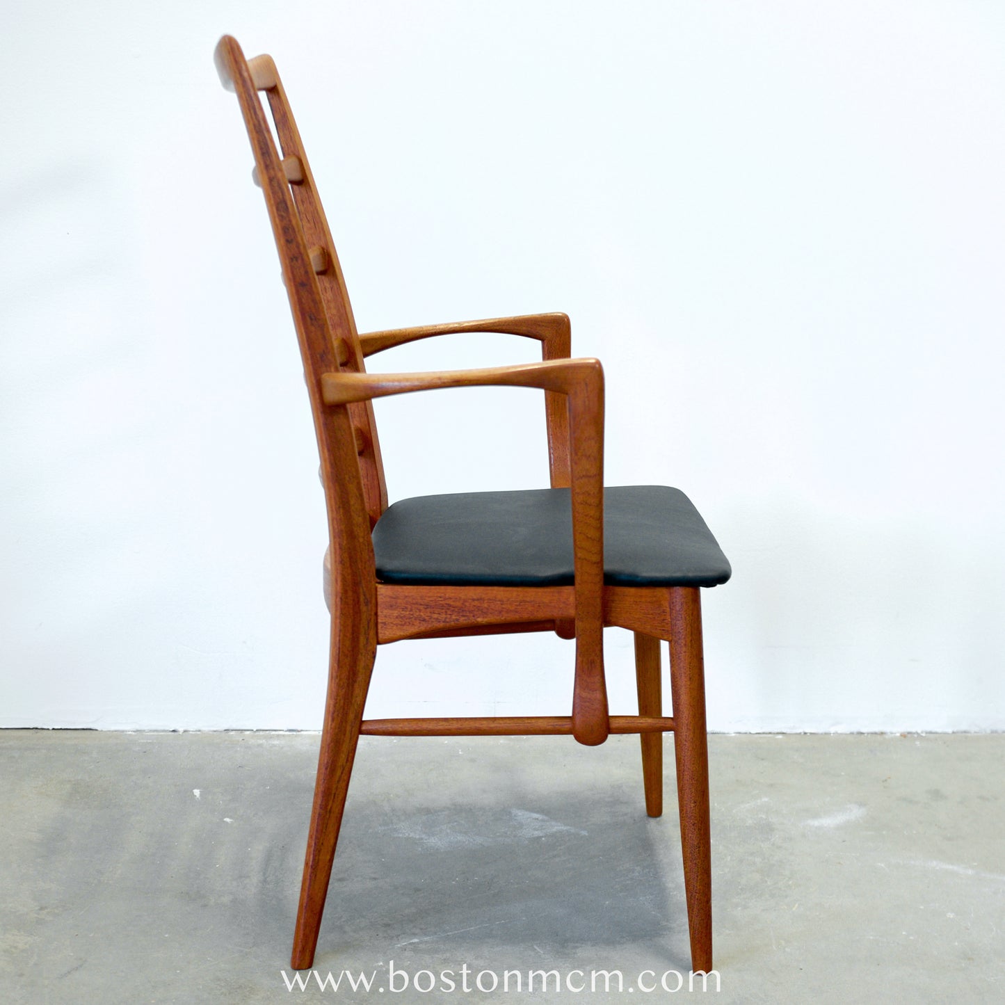 Koefoed Hornslet "Lis" Set of 8 Danish Teak Dining Chairs - #A88