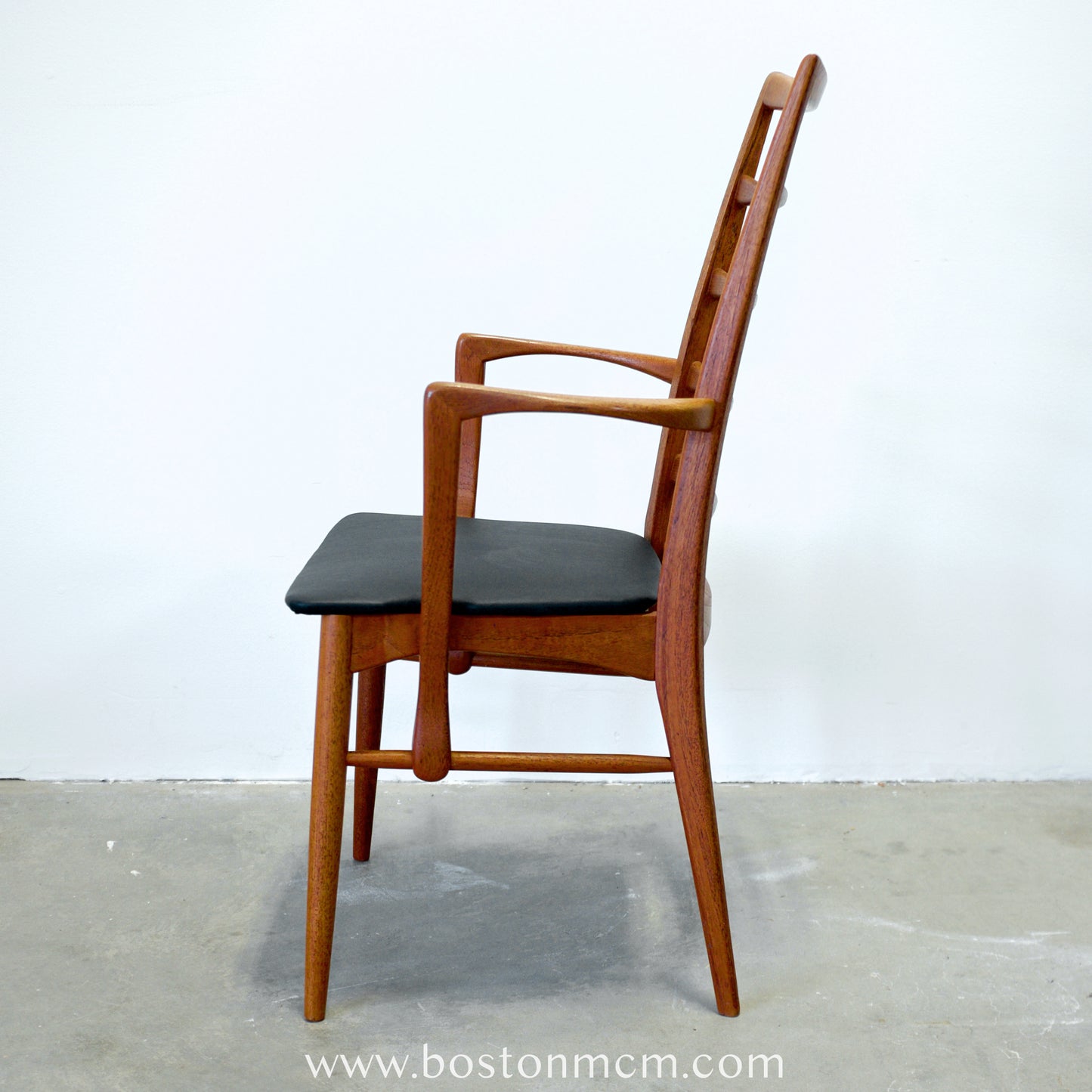 Koefoed Hornslet "Lis" Set of 8 Danish Teak Dining Chairs - #A88