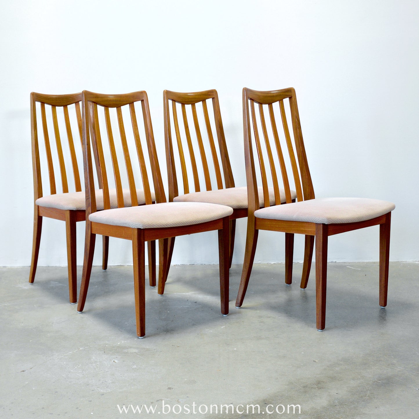 G-Plan "Sierra" Set of 4 Teak Dining Chairs - #A144