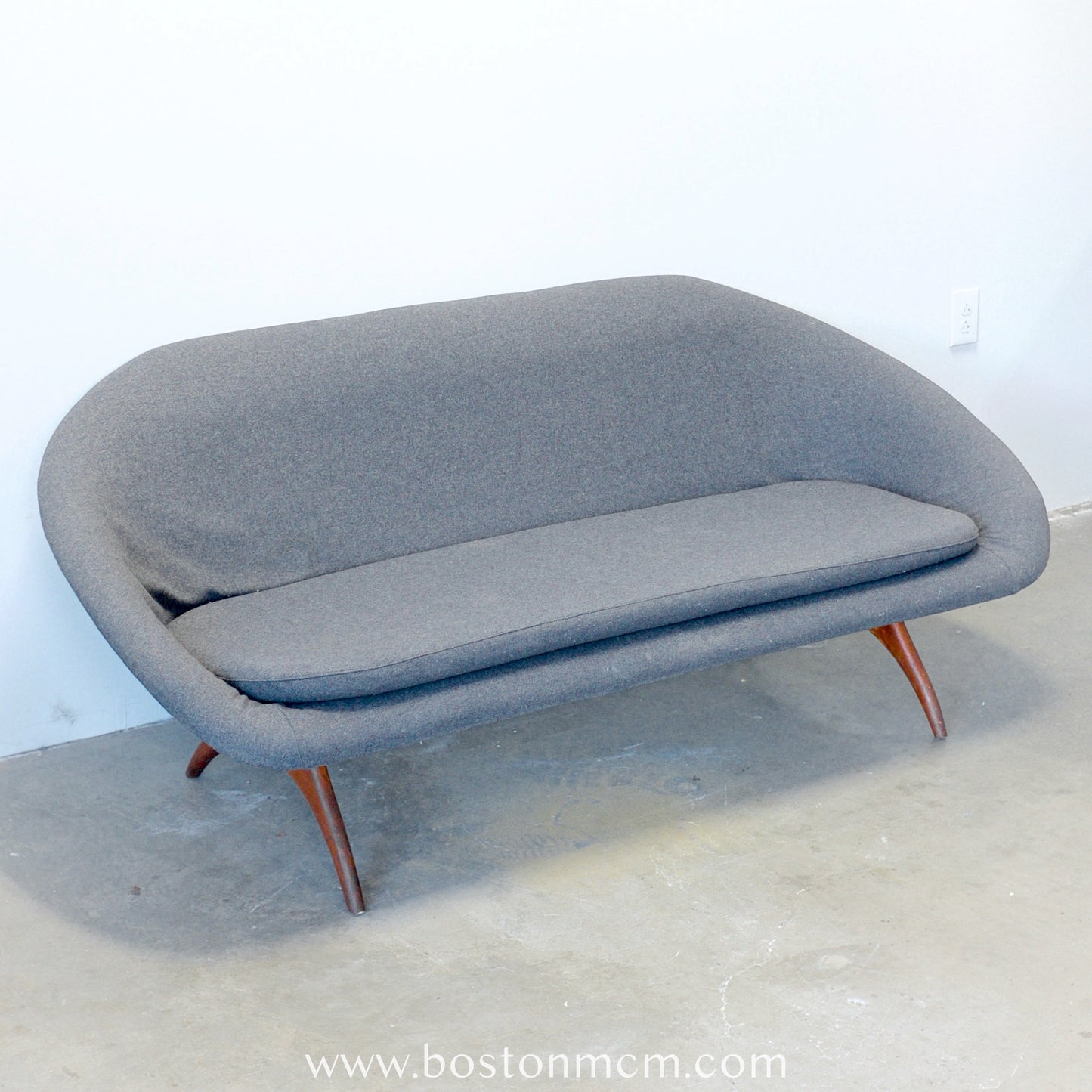 "Angelina" Sofa and Pair of Lounge Chairs by Lurashell - #A1522 - Designed by Walter S. Chereny