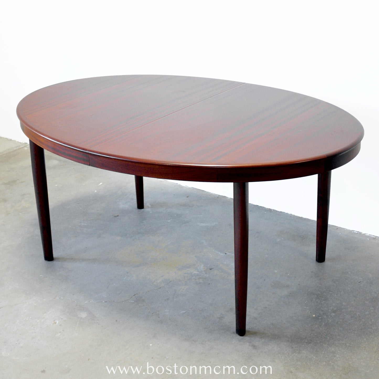 Bramin Møbler Mahogany Oval Dining Table Designed by H.W. Klein - #A1687