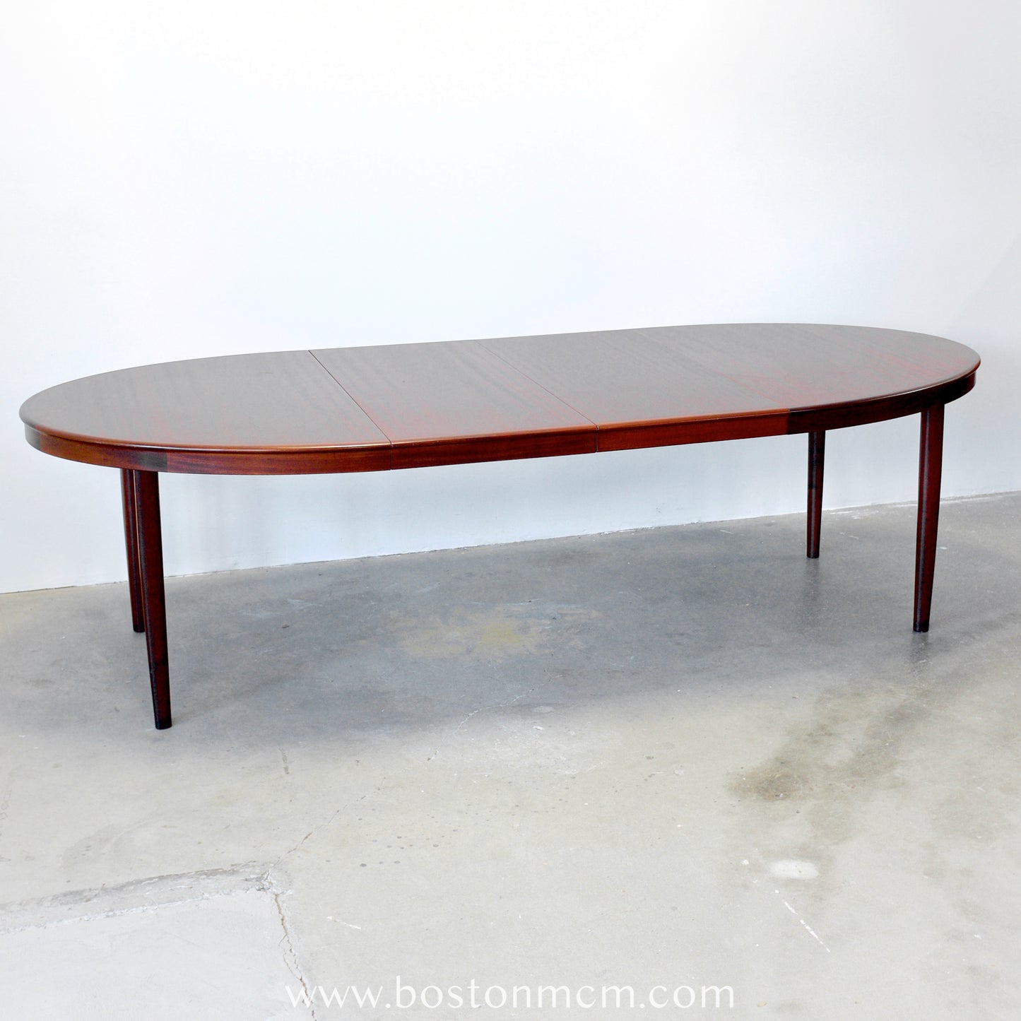 Bramin Møbler Mahogany Oval Dining Table Designed by H.W. Klein - #A1687