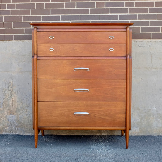 Drexel Furniture "Projection" Walnut Tall Dresser