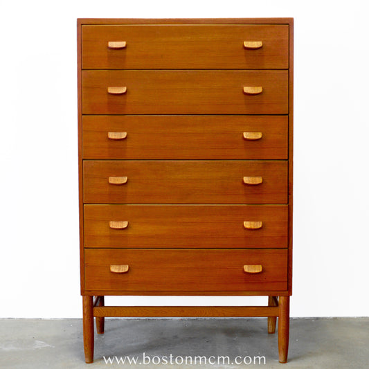 FDB Møbler Model No. F17 Teak Dresser Designed by Poul Volther - #A1802