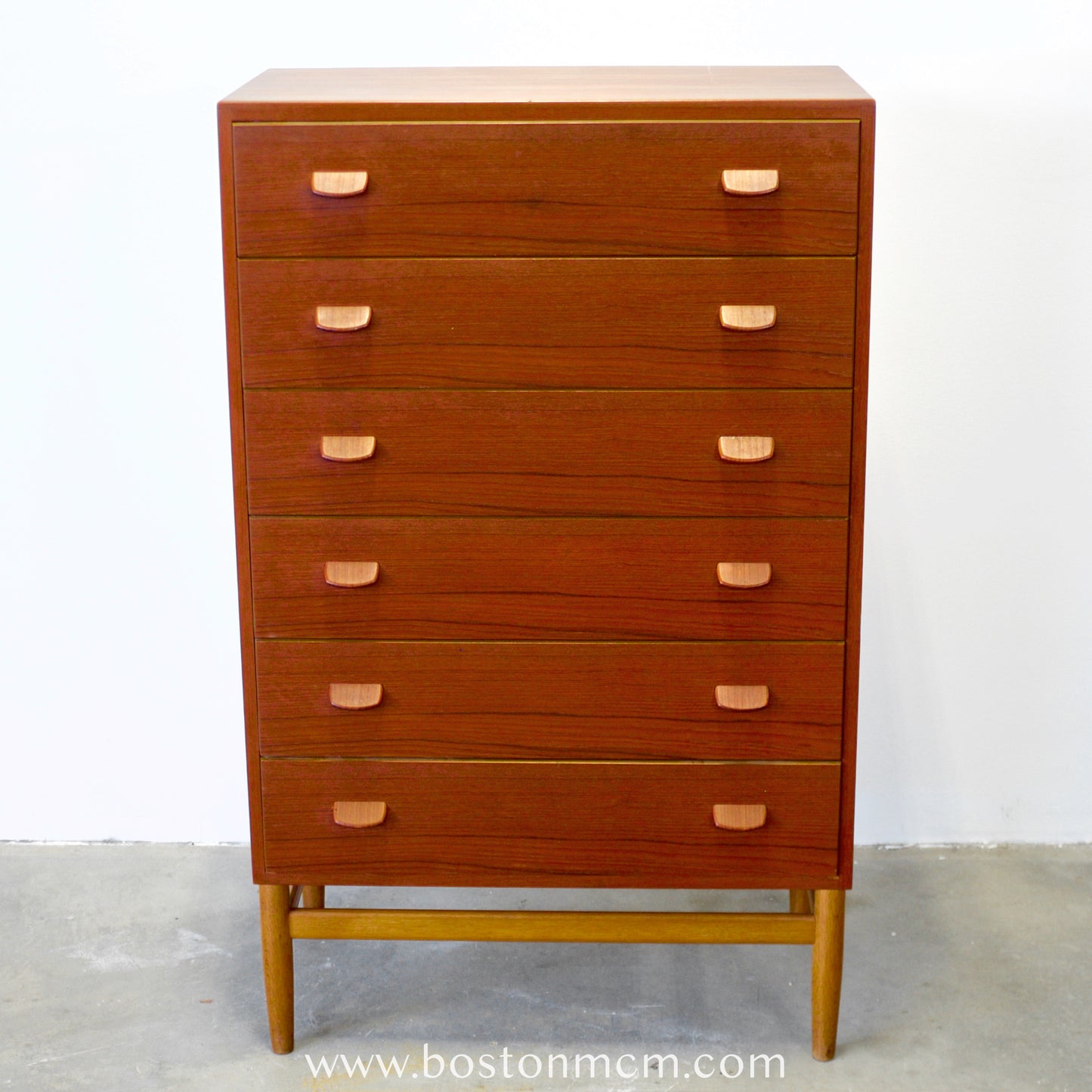 FDB Møbler Model No. F17 Teak Dresser Designed by Poul Volther - #A1799