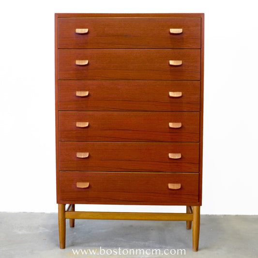 FDB Møbler Model No. F17 Teak Dresser Designed by Poul Volther - #A1799