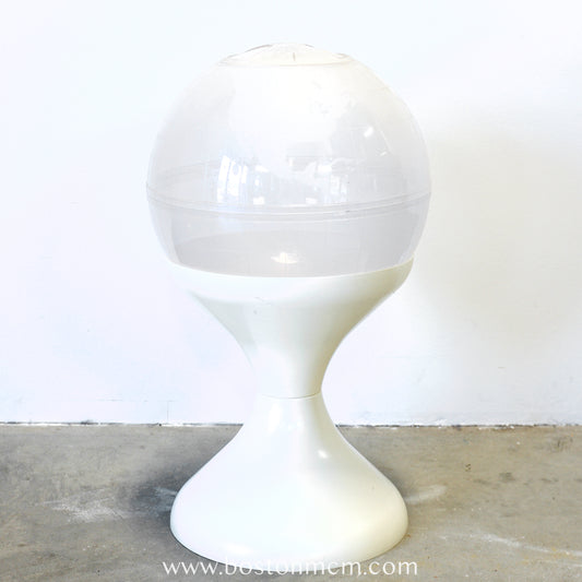 Plastic Globe Terrarium with Saarinen-Inspired Base, attributed to Kartell - #A901