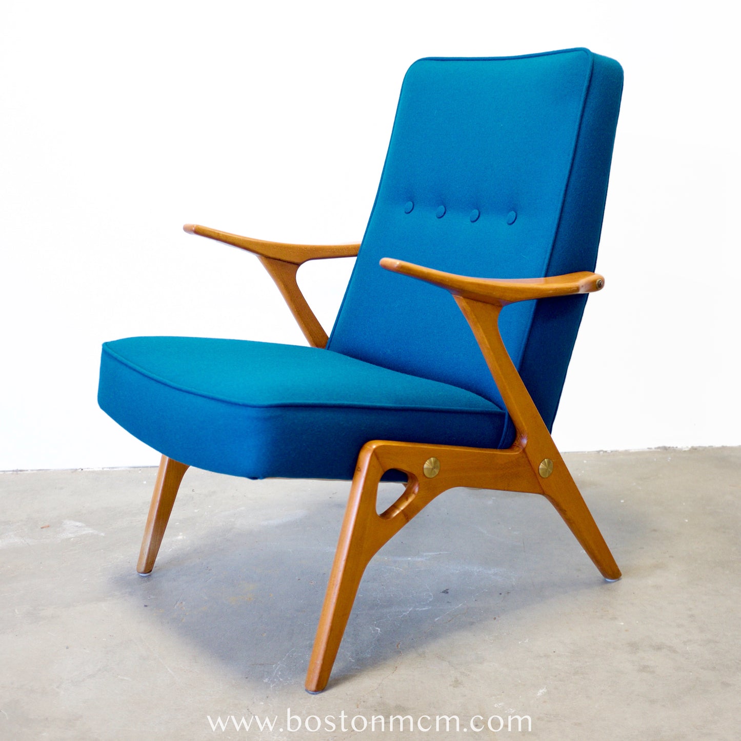 Bröderna Andersson Swedish Teak Armchair Designed by Inge Andersson - #A1502
