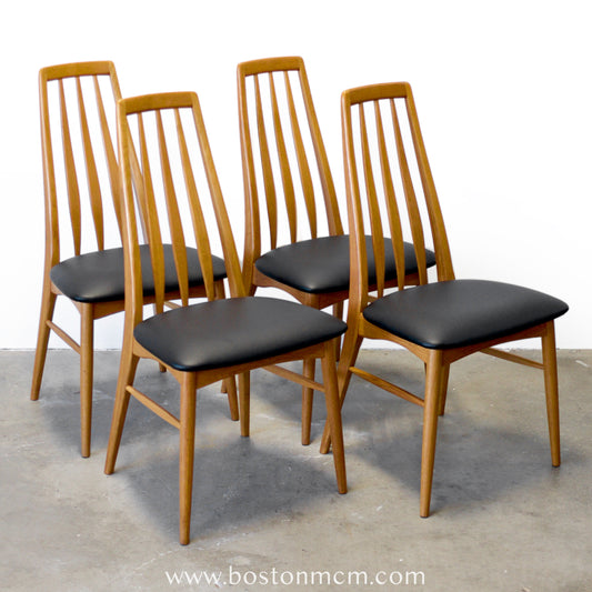Koefoeds Hornslet "Eva" Oak Dining Chairs - Set of 4