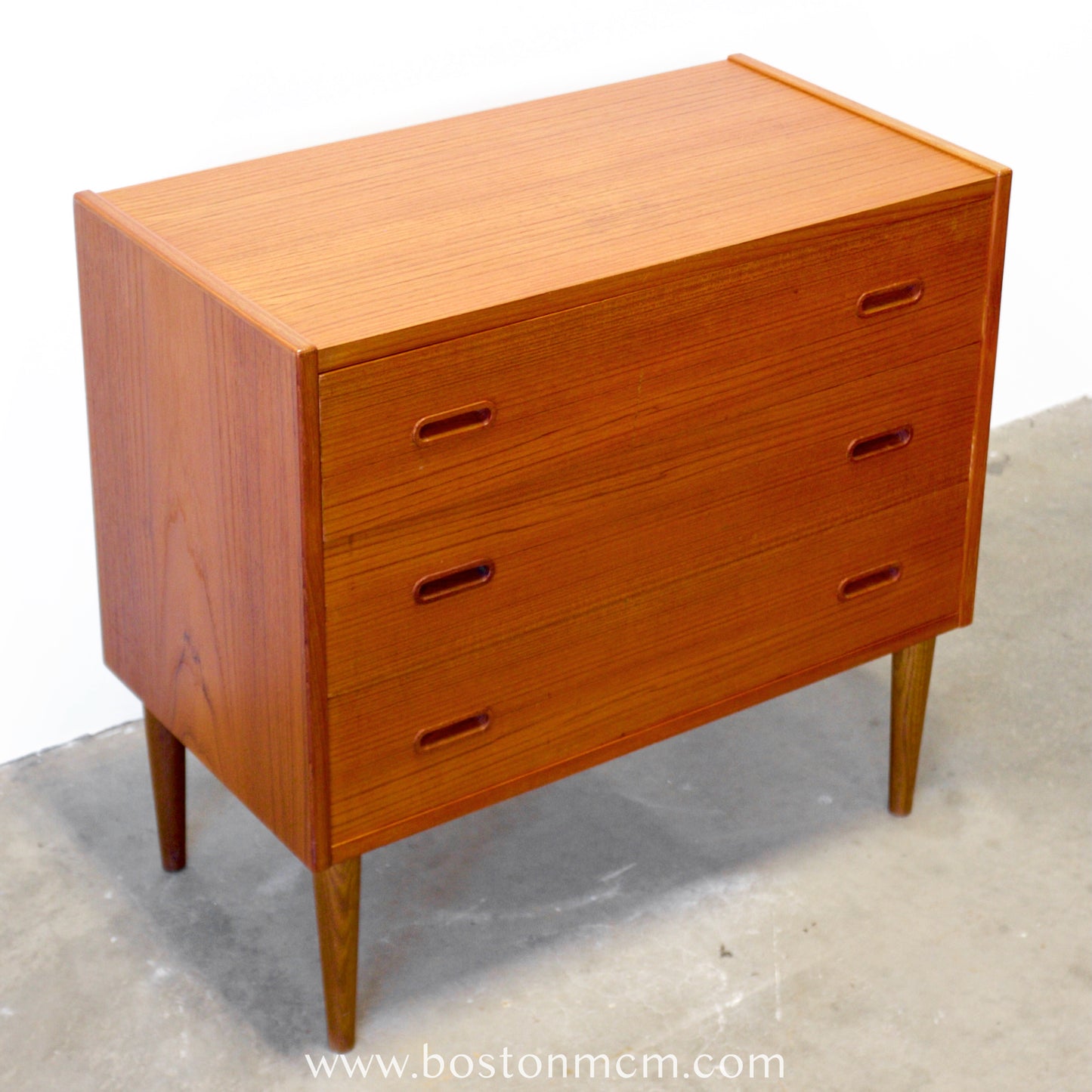 Danish Teak Chest of 3 Drawers / Dresser - #A1790