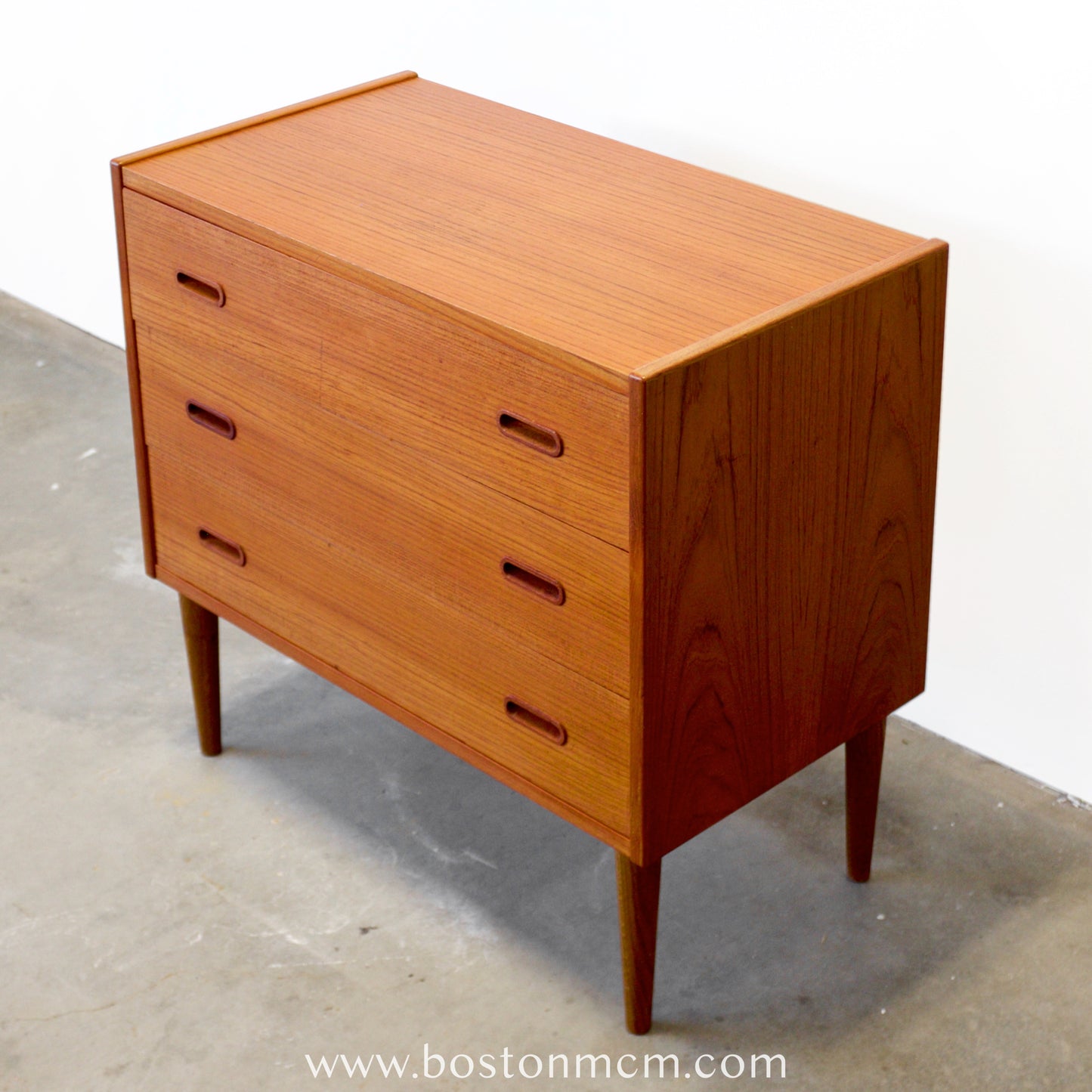 Danish Teak Chest of 3 Drawers / Dresser - #A1790