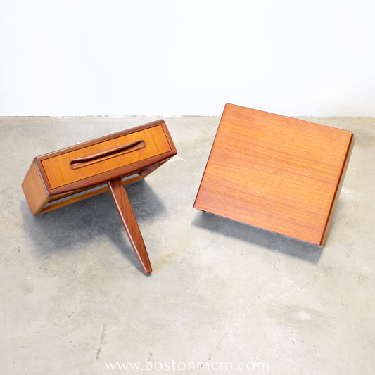 G-Plan "Fresco" Wall-Mounted Pair of Nightstands - #B61