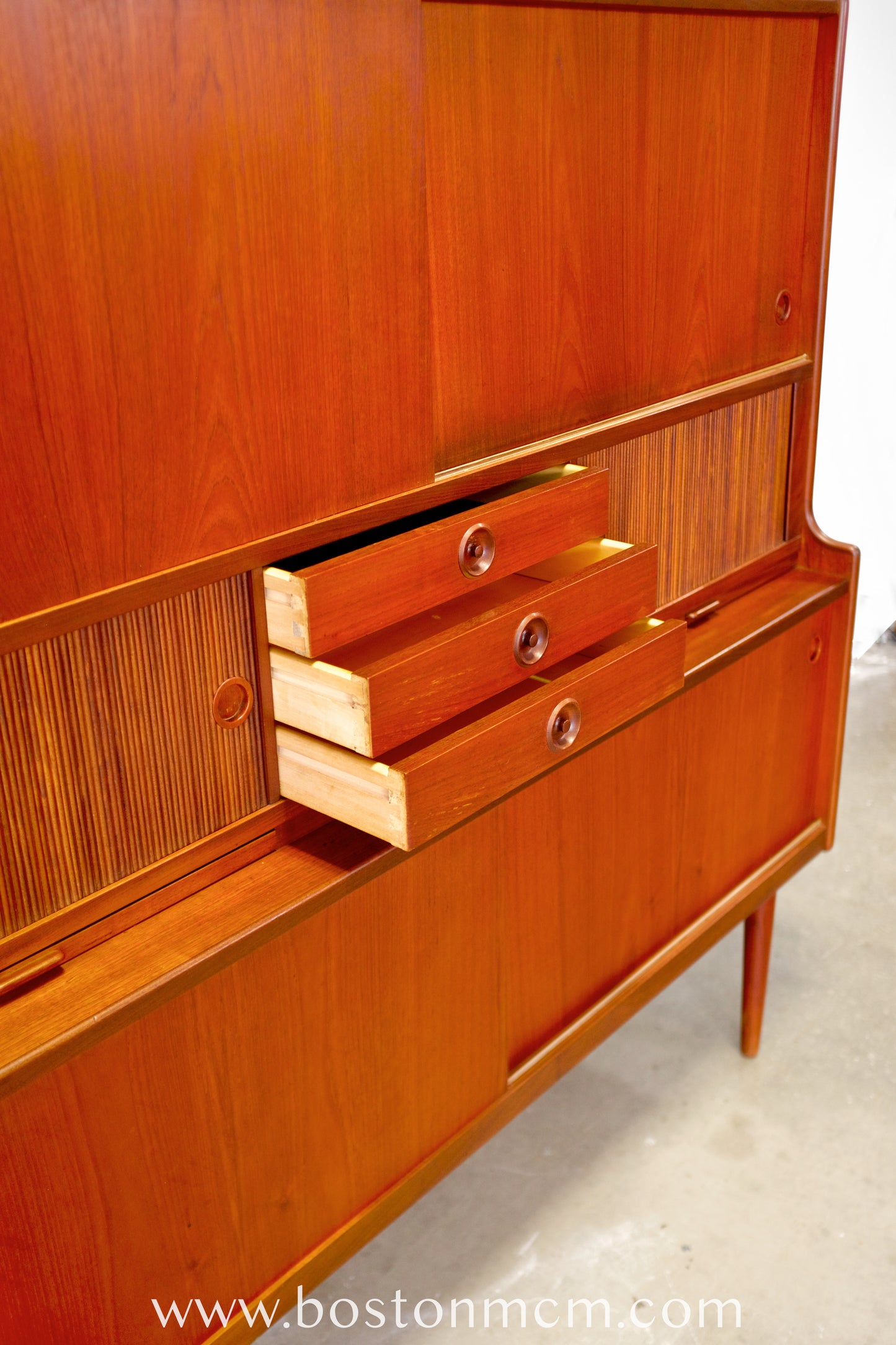 J. Skaaning & Søn Møbelfabrik Teak Highboard Designed by Johannes Andersen - #A1810