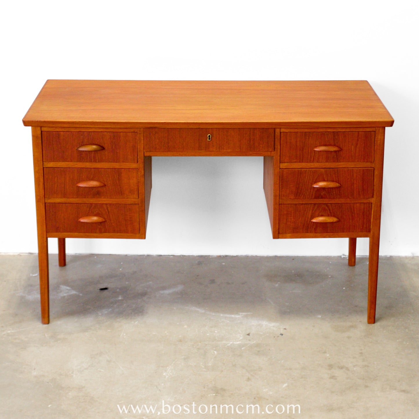 Danish Teak Writing Desk - #A1763-62A