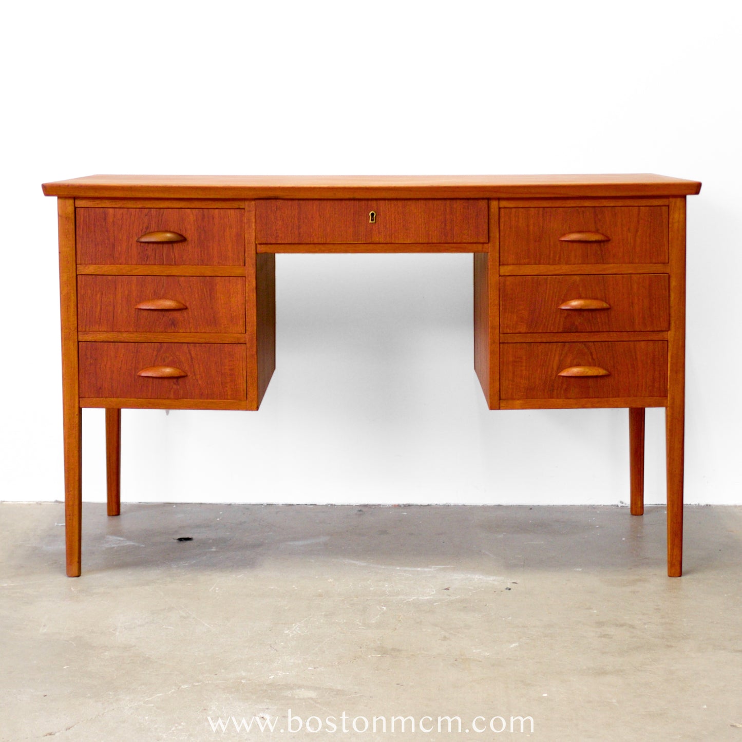 Danish Teak Writing Desk - #A1763-62A