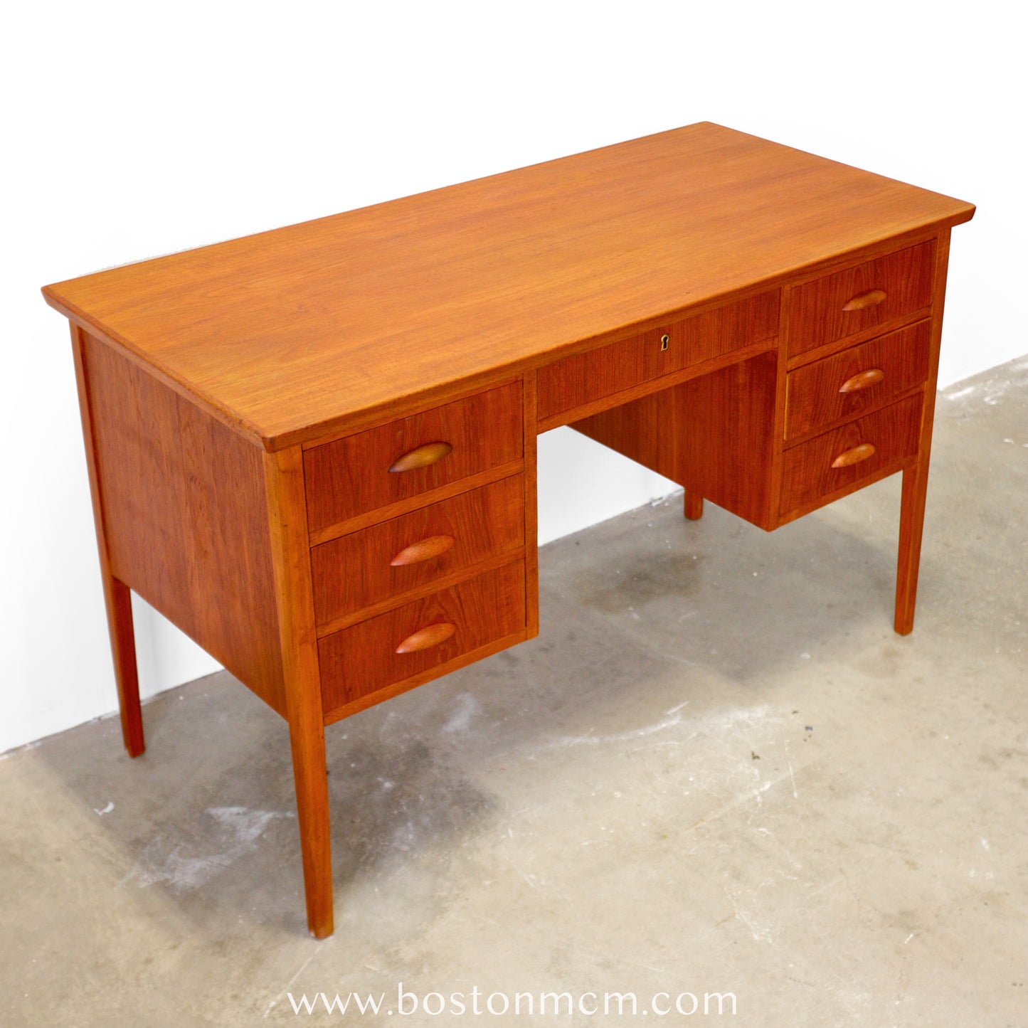 Danish Teak Writing Desk - #A1763-62A