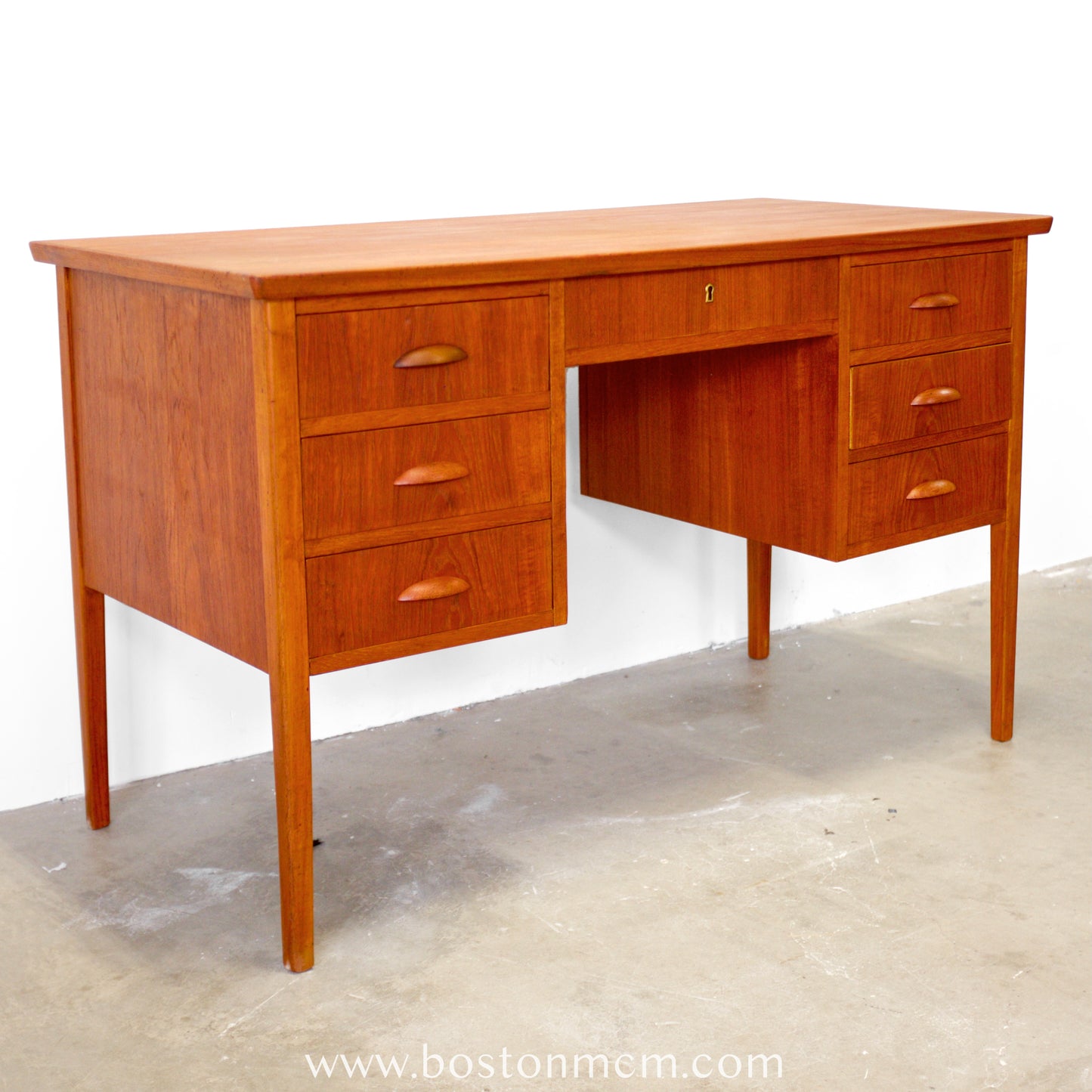 Danish Teak Writing Desk - #A1763-62A