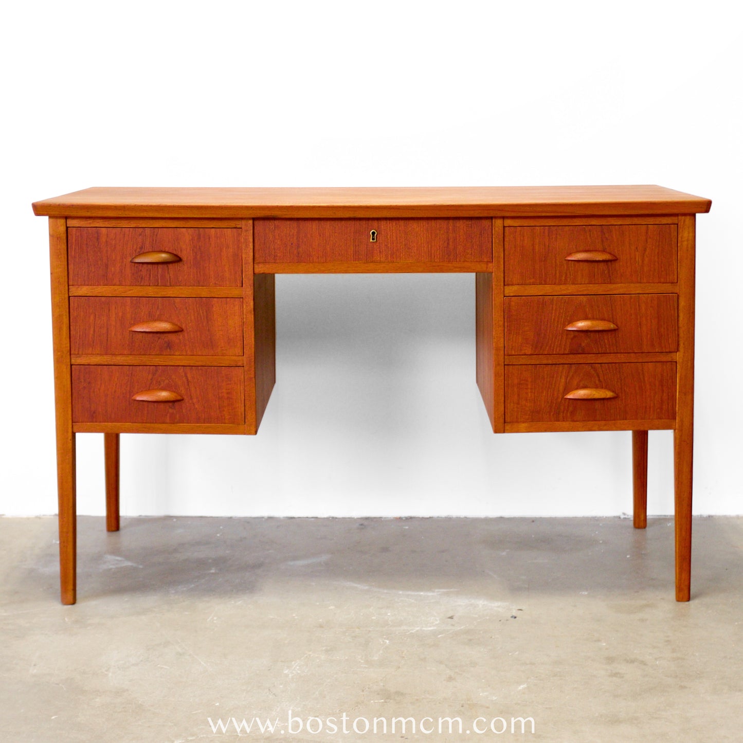 Danish Teak Writing Desk - #A1763-62A
