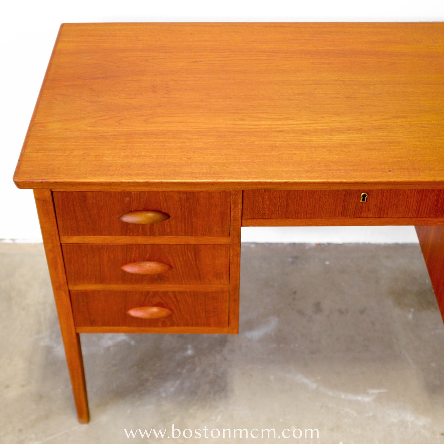 Danish Teak Writing Desk - #A1763-62A
